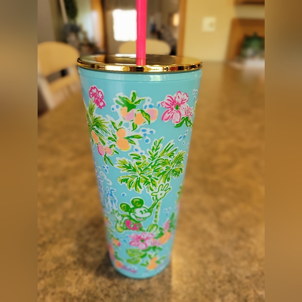 Lilly Pulitzer x Disney tumbler cup